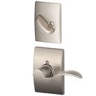 F59acc619cenlh F59-acc-cen-lh Schlage Accent Left Handed Single Cylinder Interior Pack 043156799268