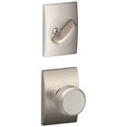 F59bwe619cen F59-bwe-cen Schlage Bowery Single Cylinder Interior Pack With Decorative Centur
