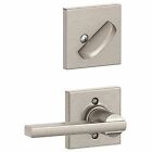 F59-lat-col Schlage Interior Handleset Latitude Lever And Single Cylinder 043156501496