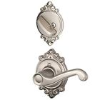 F59fla619brklh Schalge Satin Nickel Interior Pack Lh Lever Set