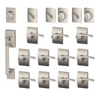 F600-cen-mer-lh Schlage Century Complete House Door Hardware Package Merano