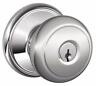 F80and626 Schlage Andover Storeroom Door Knob Set Chrome 043156255924