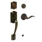 F93cam613accrh Schlage Camelot Inactive Handleset W Accent Rh Lever Or Bronze 043156196074