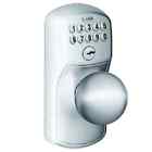 Fe95 Schlage New Commercial Satin Chrome Keypad Entry With Flex-lock And Orbit Knob 043156438129
