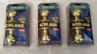 F10vorb605 Finish Schlage Brass Hall Closet Bright Lot 9 -