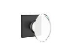 C520htus19 Flat Knobset T--527 Crystal 4 Hampton Emtek Black Door Qty