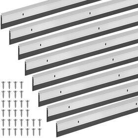 Goo-foldtier-2725 Foldtier 2 Pcs All-season Door Sweeps For Bottom Of Exterior And Interior Alum Inch