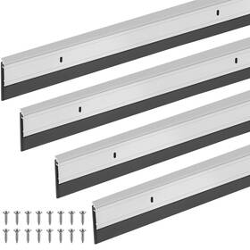 Goo-foldtier-2828 Foldtier 4 Pcs All-season Door Sweeps For Bottom Of Exterior And Interior Alum Inch