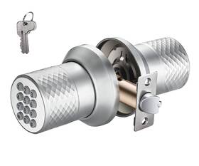 Folohaos 780669095790 Keypad Door Lock With Handle 3s Auto Keyless Entry Electronic Knob