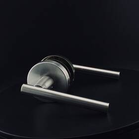 Ftsumbpsus15 Fortis Lovely Satin Nickel Passage Lever-fortis Umbra -ftsumbpsus15- Contemporary Style