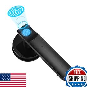 B08y8qtn7t Foxgard Smart Fingerprint Door Lock Keyless Entry Handle Knob Bedroom Offic