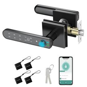 Fca-02 Foxgard Smart Fingerprint Door Lockfingerprint Knob-biometric 5-in-1 F Inch