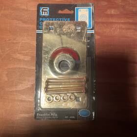 400bl Franklin Mfg. Nos Solid Brass Protective Cylinder Over No