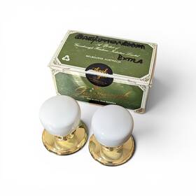 310cawab Gainsborough Door Knob Set Privacy 310 Cawab White Porcelain Hardware Australia