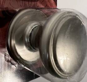 88510 Gainsborough Rare Diplomat Satin Brushed Steel Dummy Knob Fast Free Ship