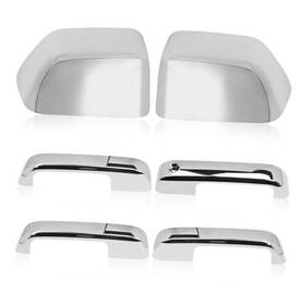 F250 Gaogisy 768287630159 Fits 17-22 Tow Mirror Cover Caps Top Half Left And Right Door Handle