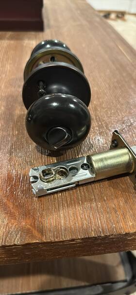 Gatehouse 883351616980 1 Interior Room Hall/closet Aged Bronze Finish Doorknob
