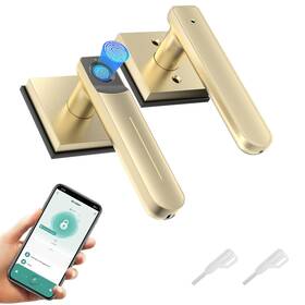 Gda01 Gavdhe Fingerprint Door Lock And Biometric Knob With App 3-in-1 Keyless Entr