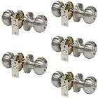 Gb5packdl609snbk Round Lever Door Knob Privacy Keyless Lock For 613865364332