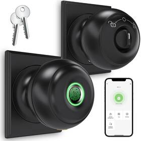 B0fh23t2rp Geektale Fingerprint Door Lock For Bedrooms Knob With Sm