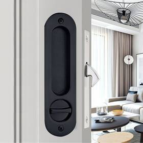 Dlbl-173zfl Gifsin 6.8 Inch Privacy Pocket Door Lock Hardwareinvisible Handle With Keysrec