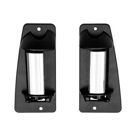 Gw-qmbs13-hy Gledewen Exterior Door Handles Chrome Metal Lever Compatible With 1999-2007 Black
