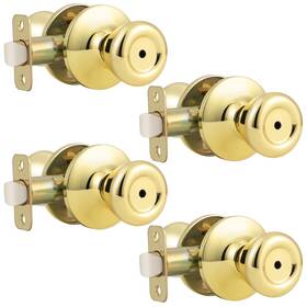 B0bfhks33f Gobekor 4 Pack Privacy Door Knobs Interior Bedroom Bathroom Gold Brass
