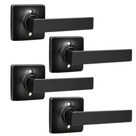 B0bmfz5tfr Gobekor Single Dummy Door Handle Matte Black For Closet Pantry Hallway