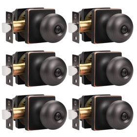 B0bqcwchqv Gobekor 6 Pack Oil Rubbed Bronze Privacy Door Knob Modern Locking