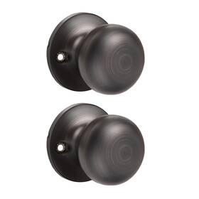 Us10-608xorbdm-2pack Gobekor 2 Pack Single Dummy Door Knobs Oil Rubbed Bronze Interior For Fre