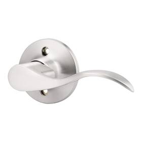 Us10-dl3682sndmr-1pack Gobekor Single Dummy Door Lever Right-handed Handle Nickel For Closet Fren