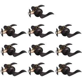 Gobrico 710328655164 Pack Of 10 Wave-style Passage Lever Lockset With No Key Interior Door