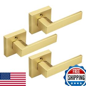 B0cd7b8m2g Gobrico Gold Dummy Door Handle Lever Non-turning Closet Pantry French