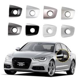 Goholy A-lsg-ad-1116a678-hui Car Door Handle Cover Cap Compatible With Audi A6 S6 Quattro Allroad A7 A8 Gray