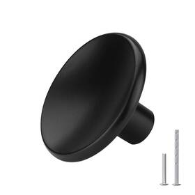 Goldenwarm B0btydtlsq 30 Pack Black Cabinet Knobs Kitchen Hardware Round Drawer Knob For