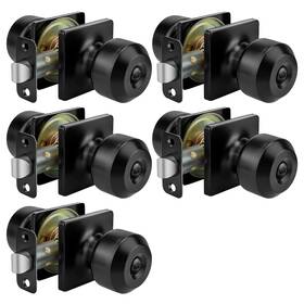 B0cpsjxs6j Goldenwarm Matte Black Square Privacy Door Knobs For Bedroom Bathroom