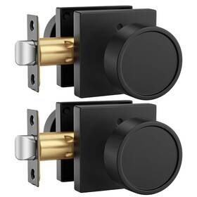 Goldenwarm B0dj8rjfyb Black Door Knobs Interior Privacy Matte