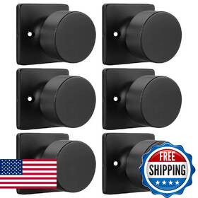 B0fldfmbfz Goldenwarm Matte Black Dummy Door Knobs No-function Single-side Knob