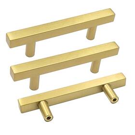 Ls1212gd96-25pks Goldenwarm 25 Pack Gold Kitchen Hardware Brushed Brass Cabinet Pulls - Ls1212