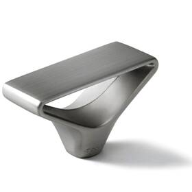 Goo-ki 728758640396 6 Pack Brushed Nickel Elegant Matte Modern Triangular Cabinet Knobs Wi