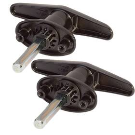 T-311 Gordon Glass Co. 088805451555 Bauer Products Black Sets Blind Mount Locking T-handle