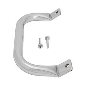 99091 Grand General Chrome Steel Interior Door Grab Handle With 2 Stainless Screws For