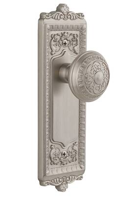 Passage-2.375 Grandeur 053538224493 822449 Inch Satin Nickel Plate With Windsor Knob