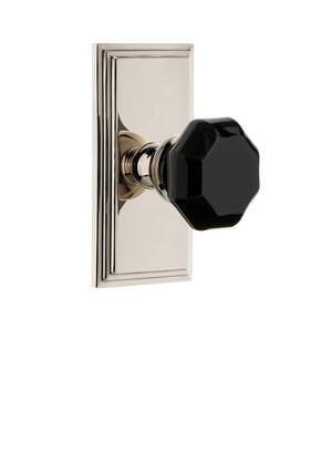 850329 Grandeur 662972503295 Hardware Carreft Plate With Lyon Knob Passage Backset Size 2.75 Inch Pol