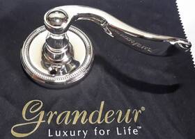 809282 Grandeur Soleil Rosette Dummy With Bellagio Lever Chrome -809282