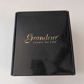810355 Grandeur Hardware Fifth Avenue Plate Passage W Provence Black Crystal Knob