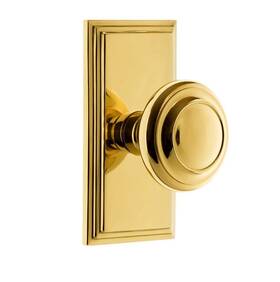 810817 Grandeur Carre Solid Brass Rose Passage Door Knob Set Lifetime Read