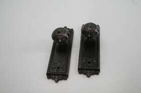 821764 Grandeur Double Dummy Timeless Bronze Plate Windsor Interior Door Knob