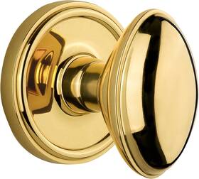 Passage-2.375 Grandeur 822800 Inch Lifetime Brass Georgetown Rosette Eden Knob