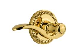 Passage-2.375 Grandeur 822905 Inch Lifetime Brass Newport Rosette With Left Handed Be